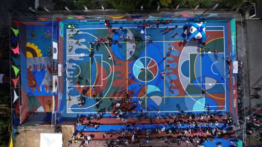Fona rehabilita la cancha de usos múltiples de La Silsa en Caracas