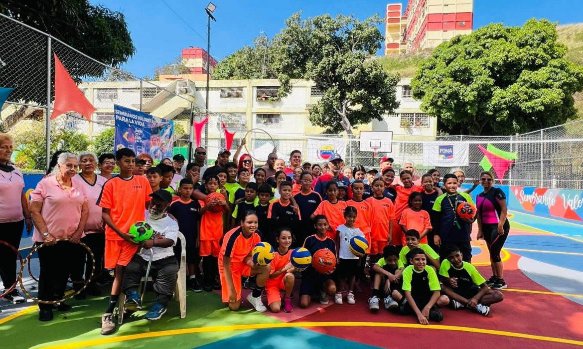 Sunad y Fona promueven el deporte y la cultura en el 23 de Enero de Caracas