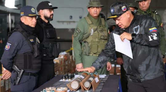 Autoridades del Gobierno Bolivariano incautan arsenal en el estado Anzoátegui