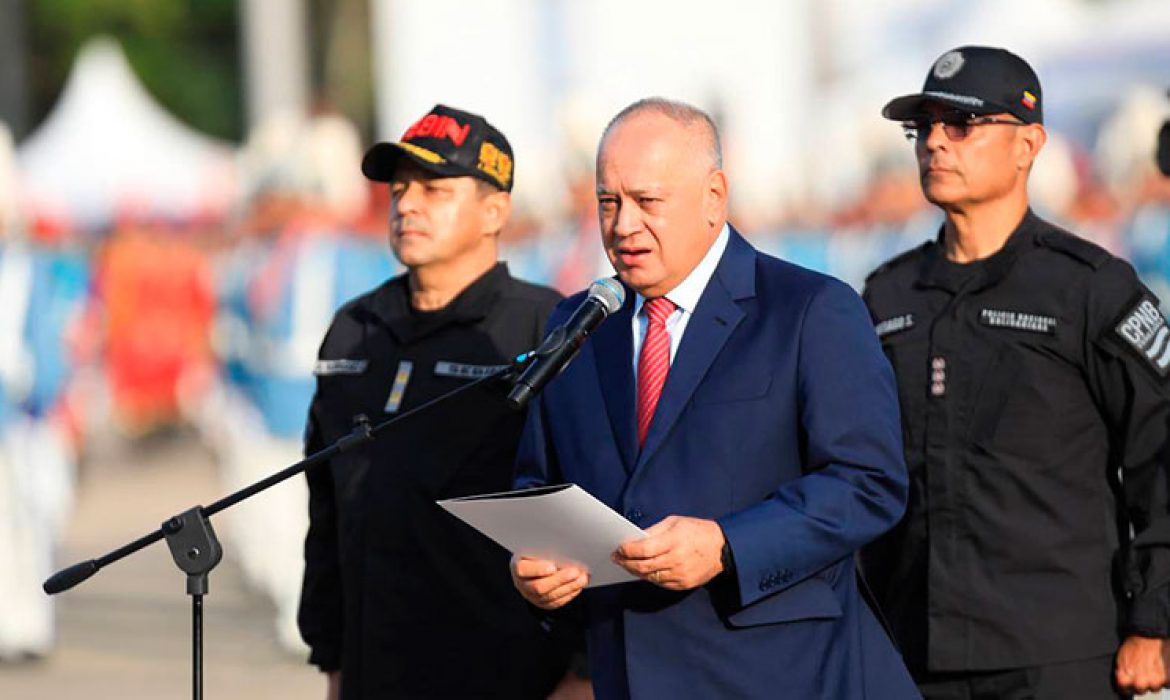 Vicepesidente Diosdado Cabello reafirma lealtad de los cuerpos de seguridad a la Presidenta (e) Delcy Rodríguez