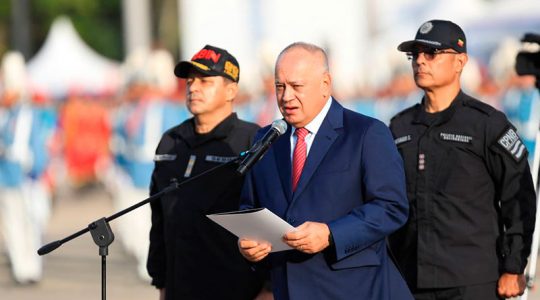 Vicepesidente Diosdado Cabello reafirma lealtad de los cuerpos de seguridad a la Presidenta (e) Delcy Rodríguez