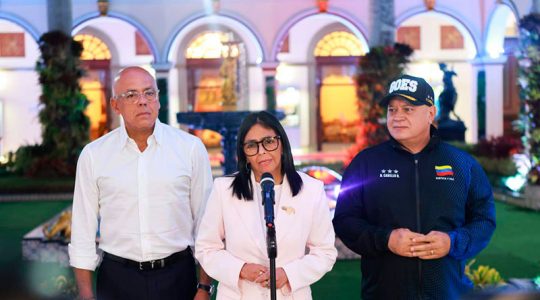 Presidenta (E) Delcy Rodríguez: “Hemos transmutado la agresión en firmeza en la defensa de la paz”