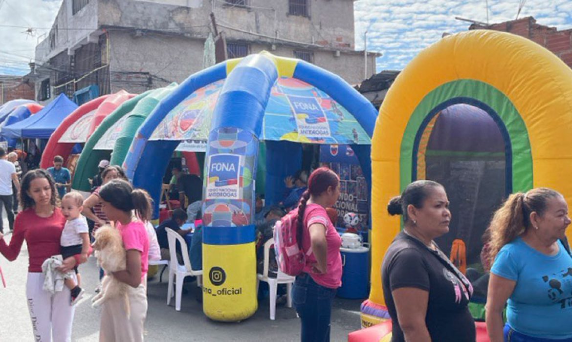 MPPRIJP y FONA participaron en la jornada de atención integral del sector El Nazareno
