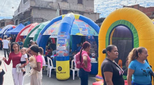 MPPRIJP y FONA participaron en la jornada de atención integral del sector El Nazareno