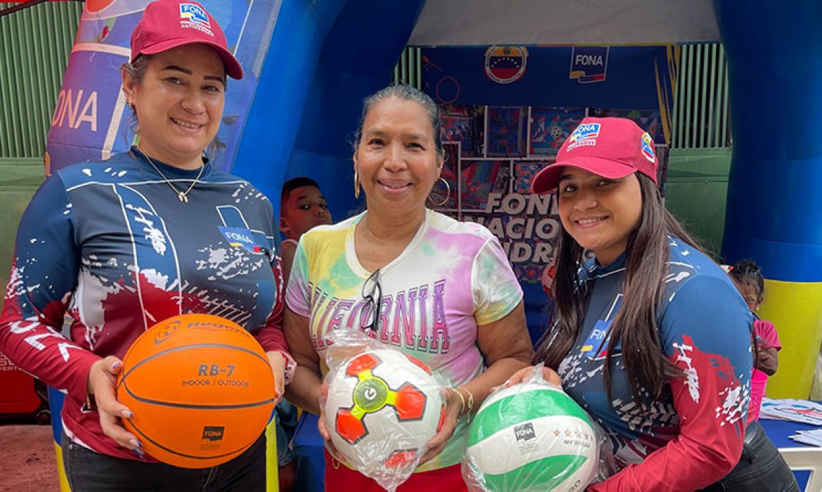 FONA promueve la sana convivencia y el deporte en el sector San Pascual del estado Miranda