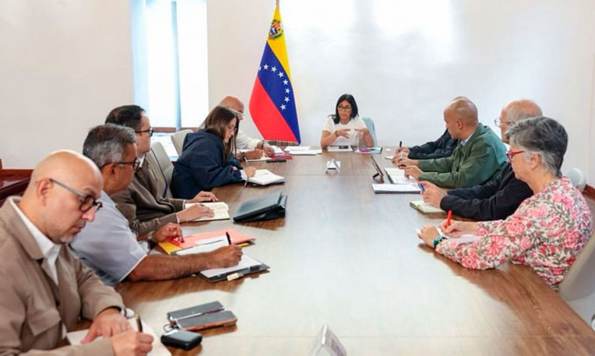 Presidenta (E) Delcy Rodríguez lidera reunión de Consejo de Vicepresidentes Sectoriales