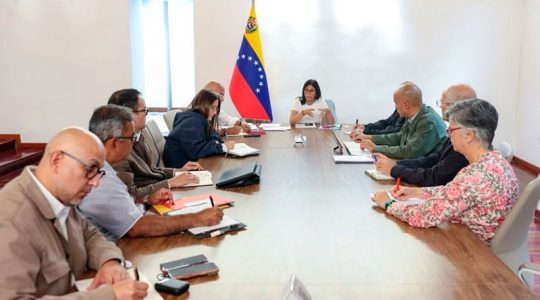 Presidenta (E) Delcy Rodríguez lidera reunión de Consejo de Vicepresidentes Sectoriales