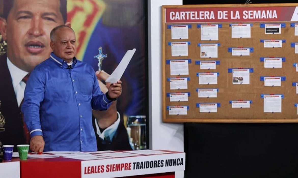 Cabello Rondón informa sobre demolición controlada y desmiente campañas sobre restricciones a la prensa